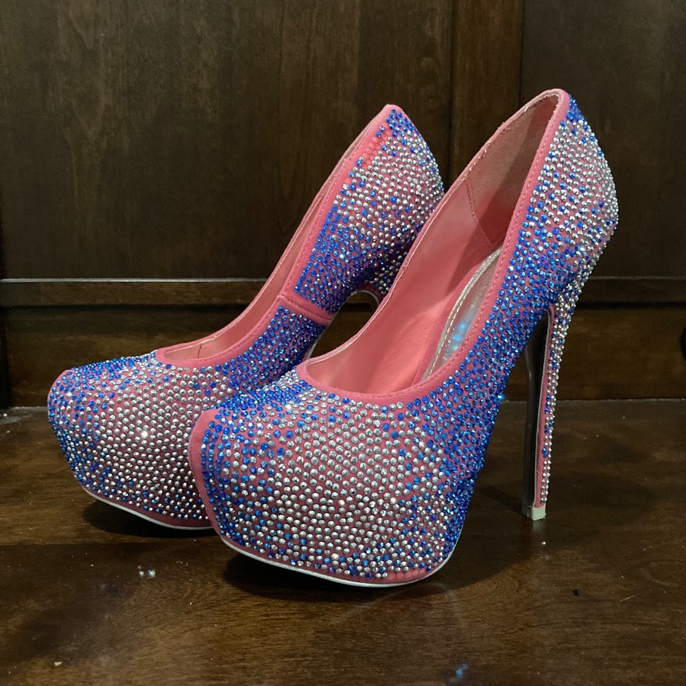 ALBA 'Lola-6' High-Heel Party Pumps - Size 7.5